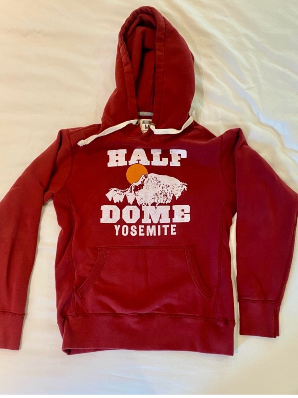 Half Dome Yosemite Red Pullover Hoodie